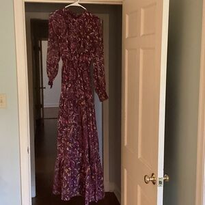Fate size small purple / plum maxi dress.  New with tags.
